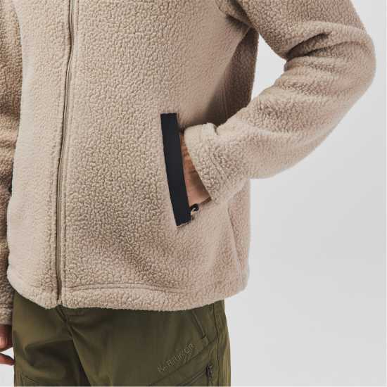 Мъжки полар Karrimor Мъжка Блуза Полар Zip-Up Fleece Top Mens Бежово Karrimor Мъжка Блуза Полар Zip-Up Fleece Top Mens Бежово Мъжки полар