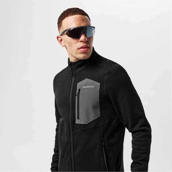 Мъжки полар Karrimor Мъжко Яке Полар Helium Fleece Jacket Mens Черно Karrimor Мъжко Яке Полар Helium Fleece Jacket Mens Черно Мъжки полар
