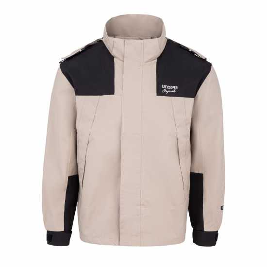 Lee Cooper Външно Яке Outdoor Jacket Камък Мъжки якета и палта