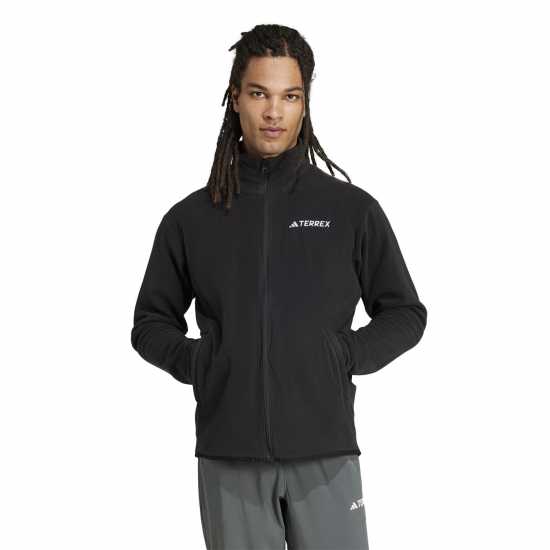 Adidas Мъжко Яке Полар Multi Essentials Full-Zip Fleece Jacket Mens  Мъжки полар