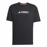 Adidas Мъжка Риза Terrex Classic Logo T-Shirt Mens Черно 