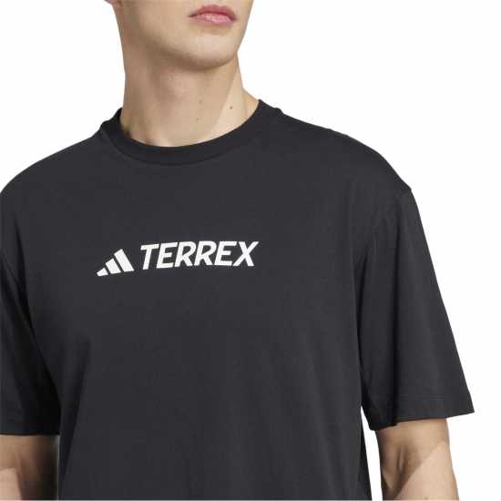 Adidas Мъжка Риза Terrex Classic Logo T-Shirt Mens Черно Adidas Мъжка Риза Terrex Classic Logo T-Shirt Mens Черно