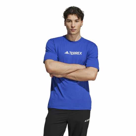 adidas Terrex Classic Logo T-Shirt Mens Полумъгливо 