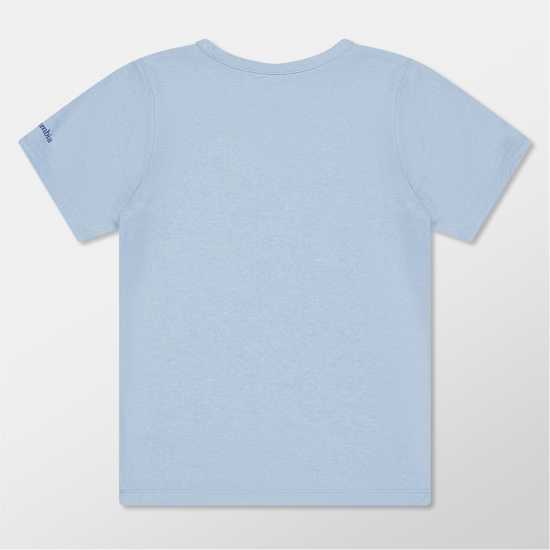 Columbia Tech Tee Jn53 Вълнена синя Детски тениски и фланелки