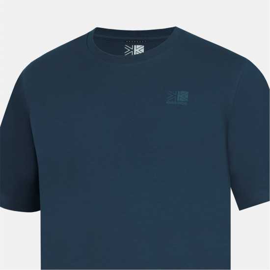 Karrimor Men's Graphic Cotton Short Sleeve T-Shirt Blue Denim Karrimor Men's Graphic Cotton Short Sleeve T-Shirt Blue Denim