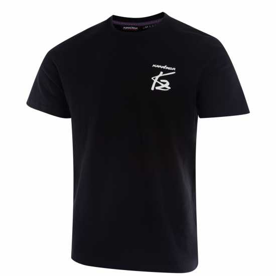 Мъжка Тениска Karrimor K2 Graphic T Shirt Mens Black Мъжки ризи