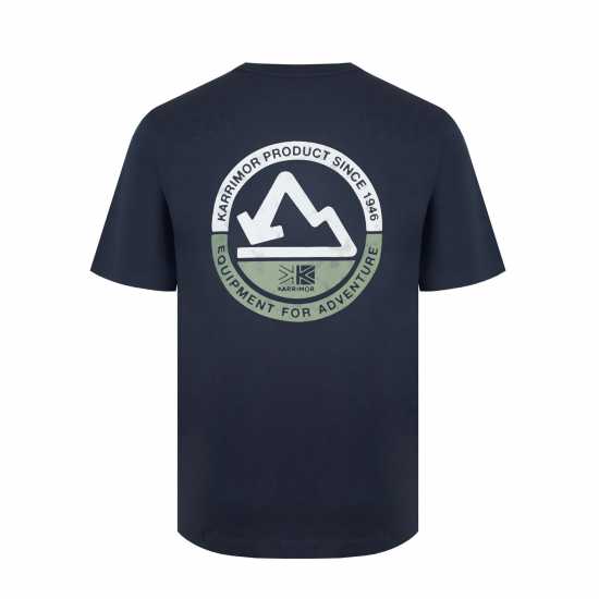 Karrimor Men's Graphic Short-Sleeve Performance T-Shirt Угълено Черно 