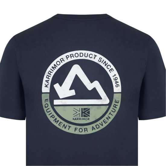 Karrimor Men's Graphic Short-Sleeve Performance T-Shirt Угълено Черно 