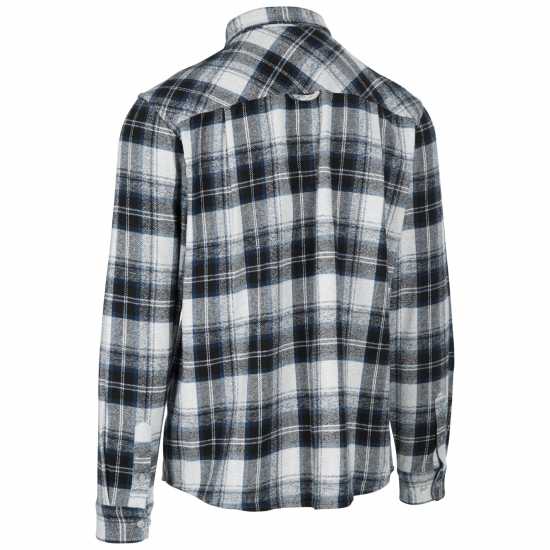 Trespass Мъжка Риза Wrothamton Long Sleeved Shirt Mens Grey Check Мъжки ризи