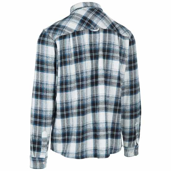 Trespass Мъжка Риза Wrothamton Long Sleeved Shirt Mens Grey Check Мъжки ризи