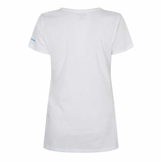 Columbia Тениска Daisy T Shirt Womens White Grap Дамски тениски и фланелки