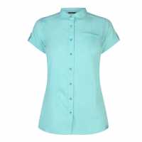 Millet Arpi Short Sleeve Shirt Ladies Aruba Blue Дамски ризи и тениски