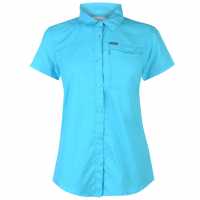 Columbia Ridge Short Sleeve Shirt Ladies Atoll Дамски ризи и тениски