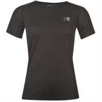 Karrimor Дамска Тениска Aspen Tech T Shirt Ladies Black Дамски тениски с яка