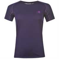 Karrimor Дамска Тениска Aspen Tech T Shirt Ladies Royal Purple Дамски тениски и фланелки