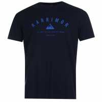 Karrimor Мъжка Тениска Organic T Shirt Mens Denim Blue Мъжко облекло за едри хора