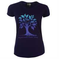 Sale Karrimor Organic Tshirt Womens Indigo Дамски тениски с яка
