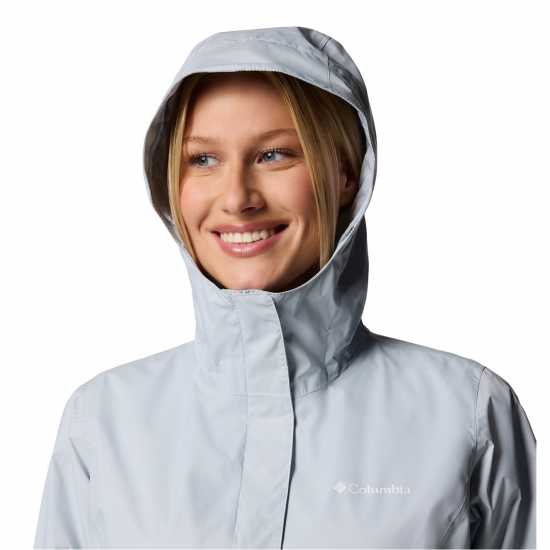 Дамско Яке Columbia Arcade Ii Waterproof Jacket Womens Сиво на Циррус Дамски якета и палта