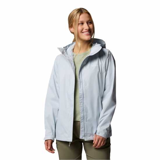 Дамско Яке Columbia Arcade Ii Waterproof Jacket Womens Сиво на Циррус Дамски якета и палта