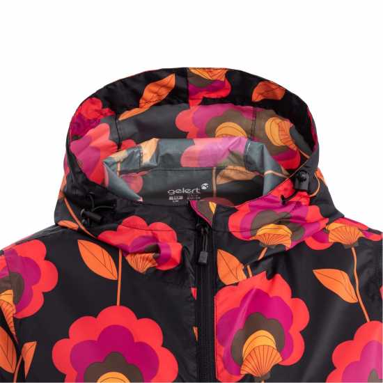 Gelert Дамско Яке Packaway Waterproof Jacket Womens Черно/Розово Дамски якета и палта