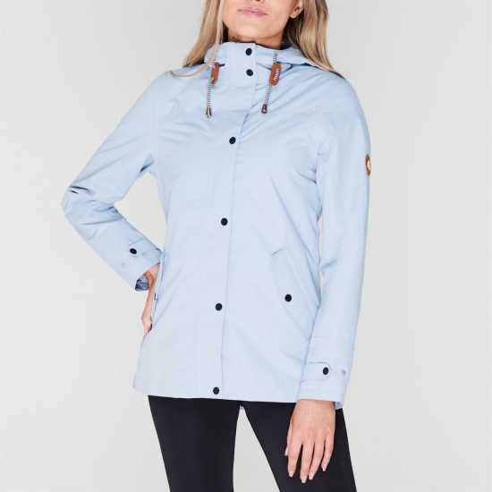 Дамски якета и палта Gelert Водонепромокаемо Дамско Яке Coast Waterproof Jacket Ladies Blue Gelert Водонепромокаемо Дамско Яке Coast Waterproof Jacket Ladies Blue Дамски якета и палта