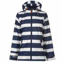 Дамски якета и палта Gelert Водонепромокаемо Дамско Яке Coast Waterproof Jacket Ladies Navy/Wht Stripe Gelert Водонепромокаемо Дамско Яке Coast Waterproof Jacket Ladies Navy/Wht Stripe Дамски якета и палта