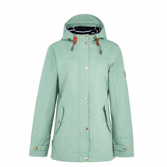 Gelert Непромокаемо Яке Womens Coast Hooded Stormlite 5000Mm Waterproof Jacket Майско зелено 
