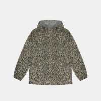 Gelert Непромокаемо Яке Womens Packaway Hooded Packable Waterproof Jacket Leopard Print 