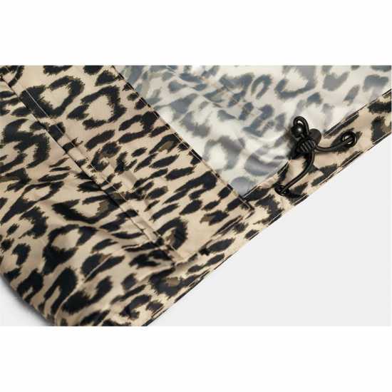 Gelert Непромокаемо Яке Womens Packaway Hooded Packable Waterproof Jacket Leopard Print Gelert Непромокаемо Яке Womens Packaway Hooded Packable Waterproof Jacket Leopard Print