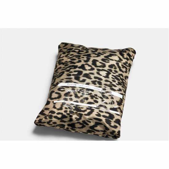 Gelert Непромокаемо Яке Womens Packaway Hooded Packable Waterproof Jacket Leopard Print Gelert Непромокаемо Яке Womens Packaway Hooded Packable Waterproof Jacket Leopard Print