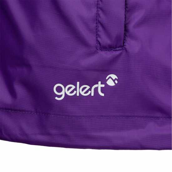 Gelert Водонепромокаемо Дамско Яке Packaway Waterproof Jacket Ladies Gelert Purple Дамски грейки