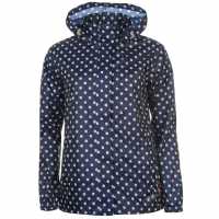 Дамски якета и палта Gelert Непромокаемо Яке Packaway Womens Waterproof Jacket Navy Pokka Dot Gelert Непромокаемо Яке Packaway Womens Waterproof Jacket Navy Pokka Dot Дамски якета и палта