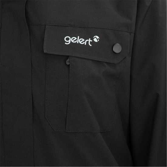 Gelert 3-In-1 Windproof Fleece Lined Detachable Hood Long Sleeve Jacket Черно 