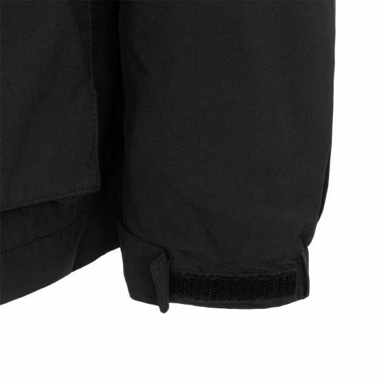 Gelert 3-In-1 Windproof Fleece Lined Detachable Hood Long Sleeve Jacket Черно 