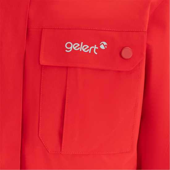 Gelert 3-In-1 Windproof Fleece Lined Detachable Hood Long Sleeve Jacket Червено 