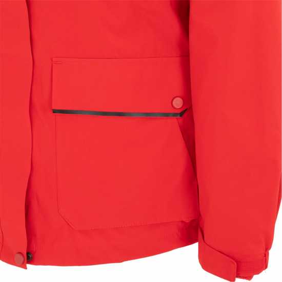 Gelert 3-In-1 Windproof Fleece Lined Detachable Hood Long Sleeve Jacket Червено 