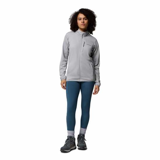 Полар С Решетъчна Структура Essential Hike™ Grid Fleece Fullzip Columbia Grey Полар С Решетъчна Структура Essential Hike™ Grid Fleece Fullzip Columbia Grey