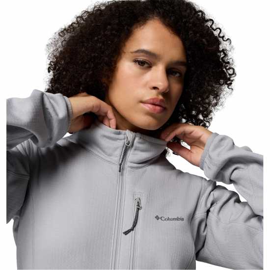 Полар С Решетъчна Структура Essential Hike™ Grid Fleece Fullzip Columbia Grey Полар С Решетъчна Структура Essential Hike™ Grid Fleece Fullzip Columbia Grey