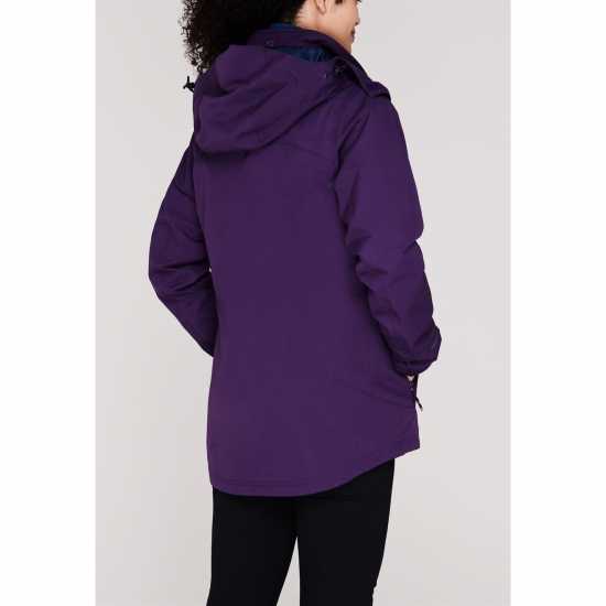 Дамски якета и палта Karrimor Дамско Яке 3 In 1 Waterproof Jacket Womens Blackberry Karrimor Дамско Яке 3 In 1 Waterproof Jacket Womens Blackberry Дамски якета и палта