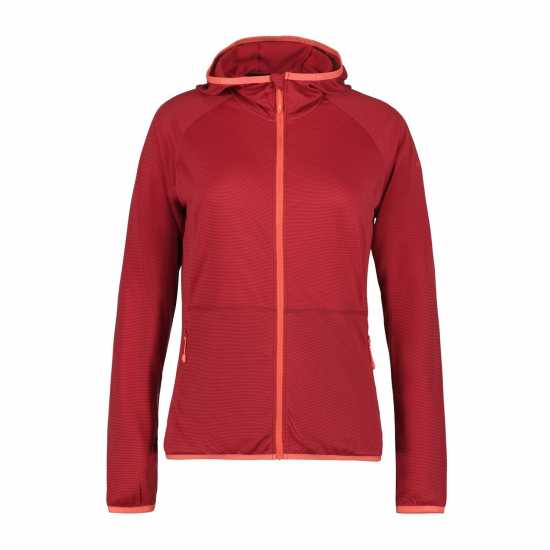 Дамски полар Icepeak Дамско Яке Berka Hooded Fleece Jacket Womens Клюква Icepeak Дамско Яке Berka Hooded Fleece Jacket Womens Клюква Дамски полар