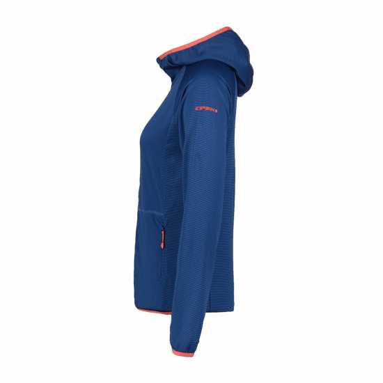 Icepeak Дамско Яке Berka Hooded Fleece Jacket Womens Синьо Дамски полар