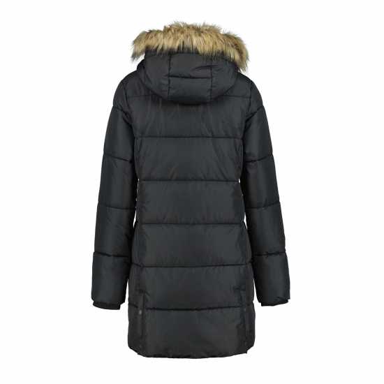 Icepeak Adaire Parka Insulated Puffer Jacket Основно Черно 