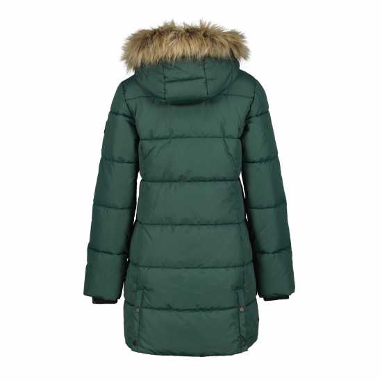 Icepeak Adaire Parka Insulated Puffer Jacket Тъмно зелено 