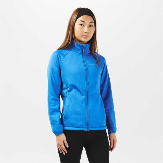 Дамски полар Karrimor Дамско Яке Grid Fleece Jacket Womens Синьо Karrimor Дамско Яке Grid Fleece Jacket Womens Синьо Дамски полар
