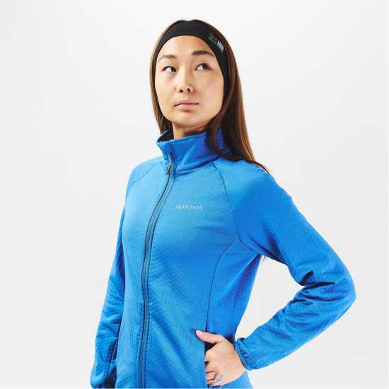 Дамски полар Karrimor Дамско Яке Grid Fleece Jacket Womens Синьо Karrimor Дамско Яке Grid Fleece Jacket Womens Синьо Дамски полар