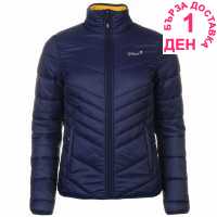 Gelert Дамско Яке Shield Jacket Ladies Navy/Mustard Дамски якета и палта