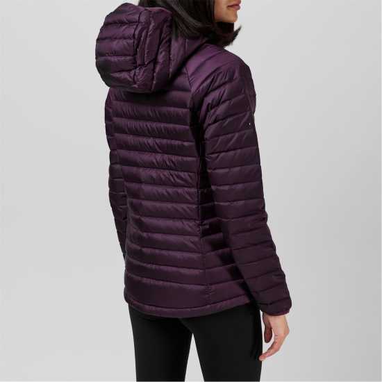 Jack Wolfskin Пухено Яке Jw Passamani Hooded Down Jacket Лилаво 