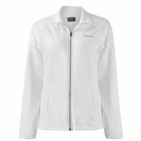 Donnay Дамско Яке Полар Full Zip Fleece Jacket Ladies White Дамски полар