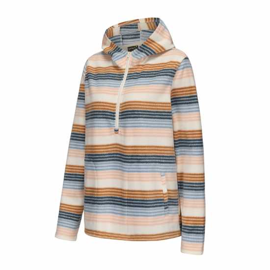 Gelert Quarter Zip Fleece Top Ladies Кремава ивица Дамски полар