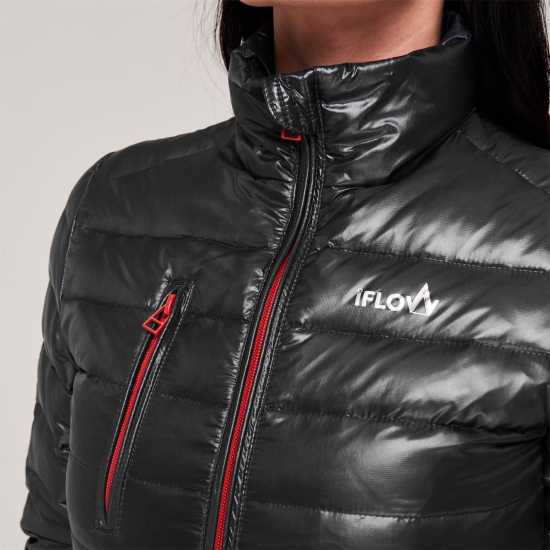 Iflow Дамско Яке Superlight Jacket Ladies Grey/Red Дамски якета и палта